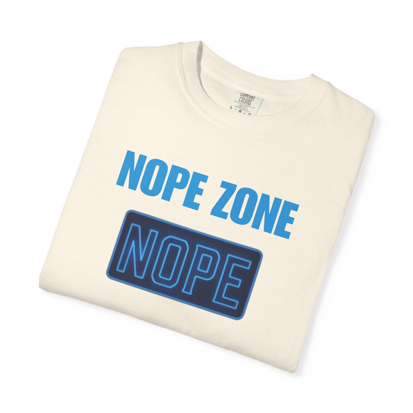 Nope Zone Gen X T-Shirt: Vintage Graphic Tee, Sarcastic Humor