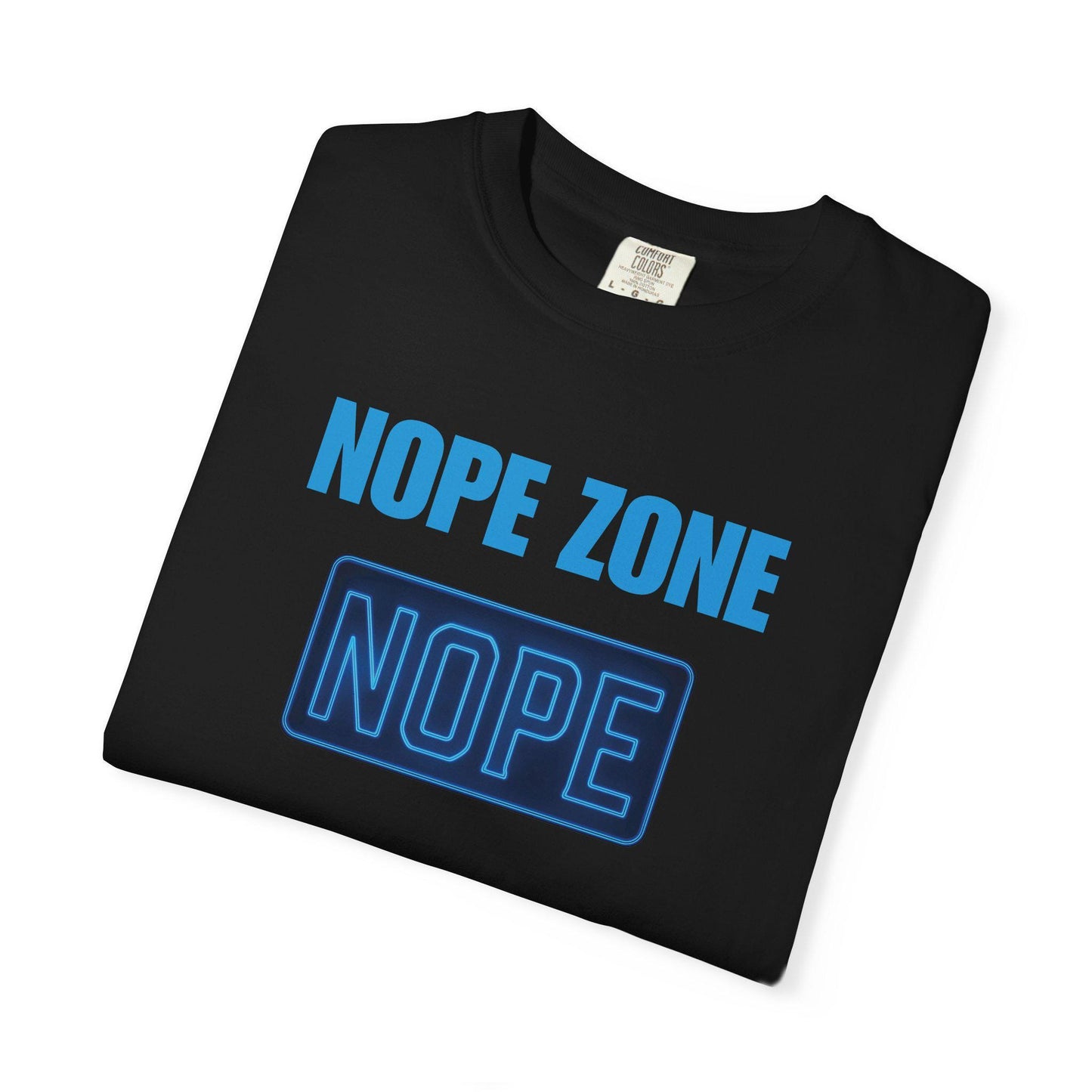 Nope Zone Gen X T-Shirt: Vintage Graphic Tee, Sarcastic Humor