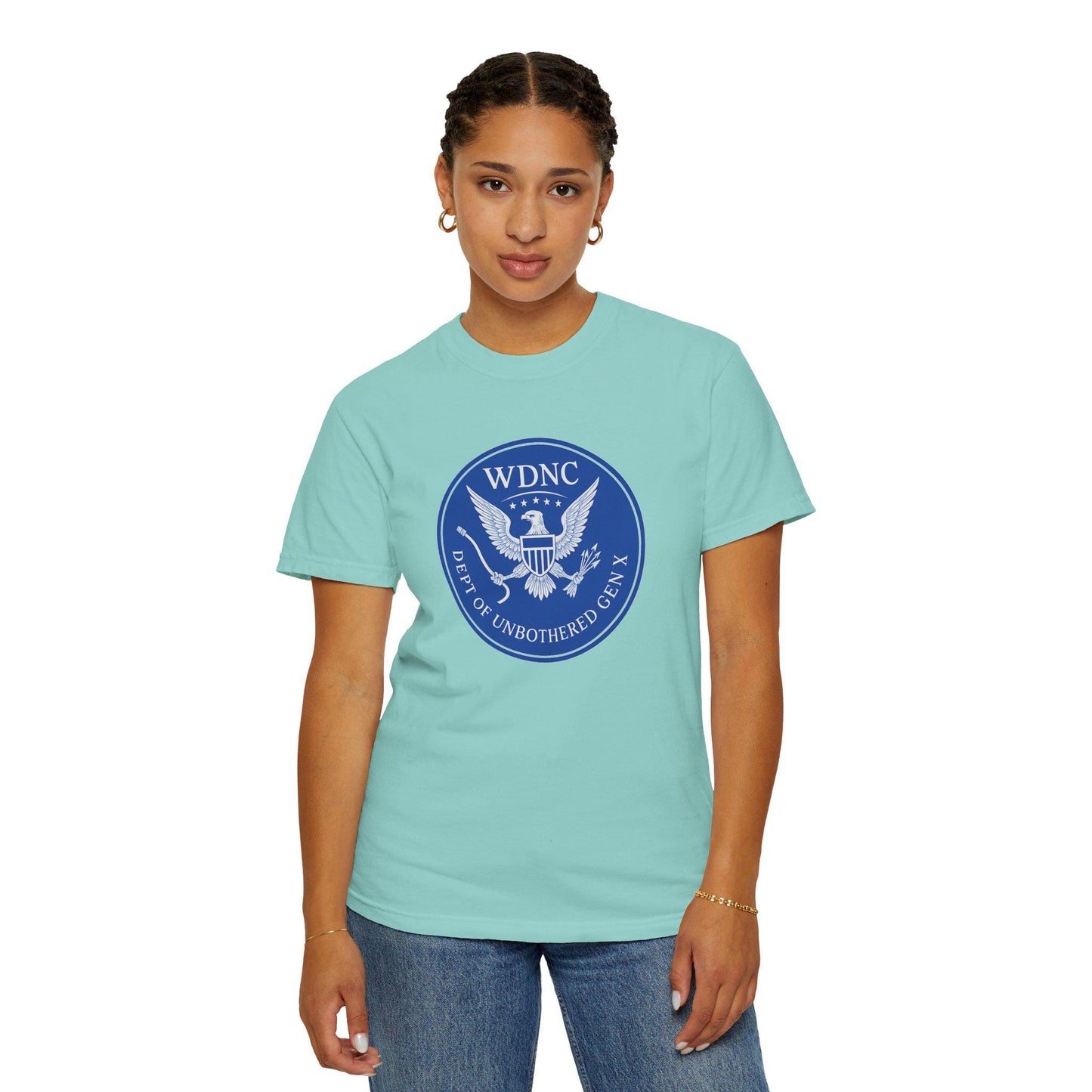 WDNC Unbothered Gen X Humor T-shirt, Funny Graphic Tee, Sarcastic Shirt, Vintage Unisex Top, Cool Tee