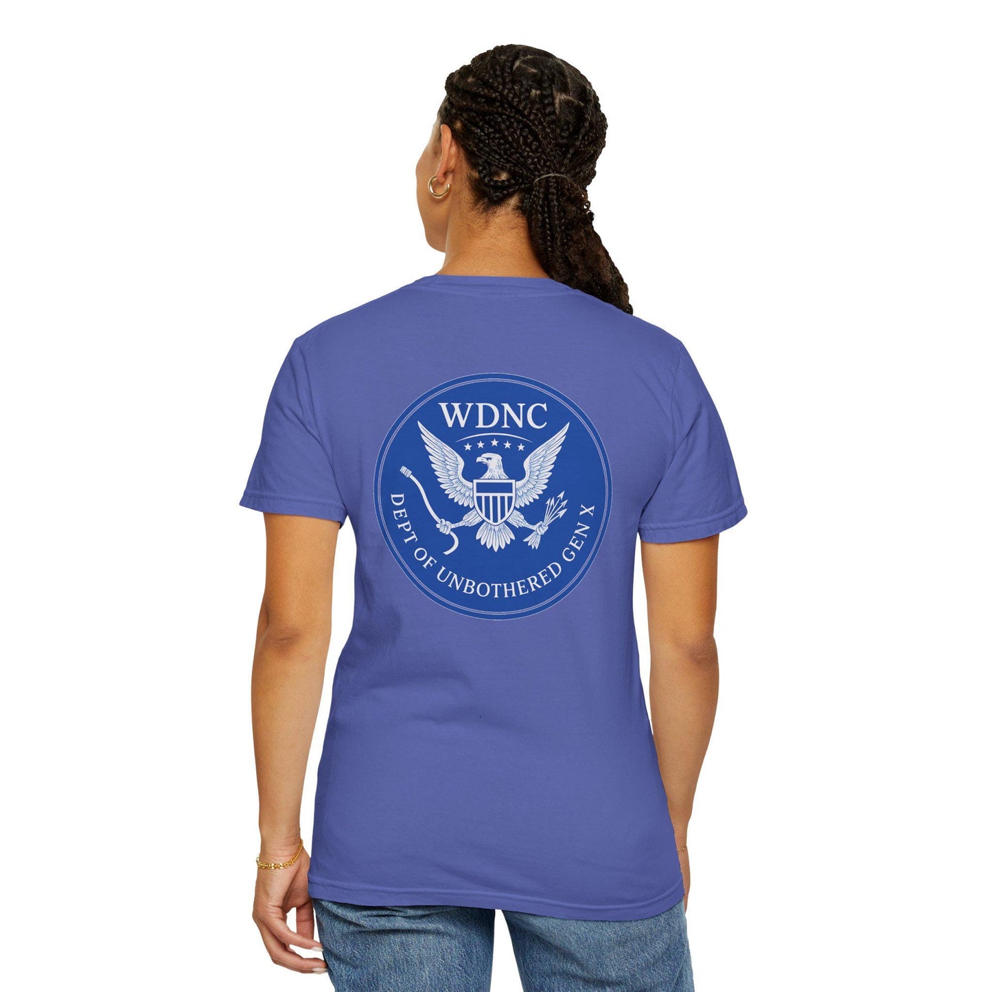 WDNC Unbothered Gen X Humor T-shirt, Funny Graphic Tee, Sarcastic Shirt, Vintage Unisex Top, Cool Tee