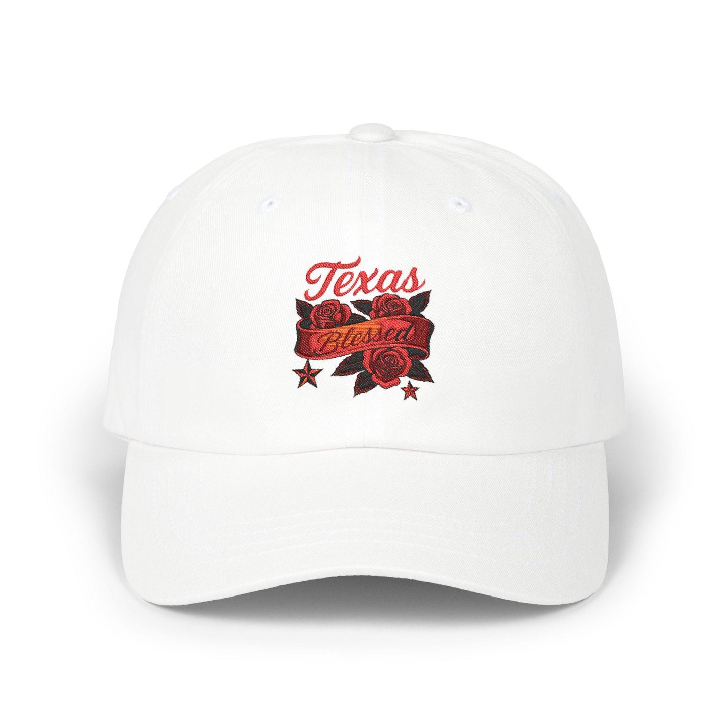Texas Blessed Rose Dad Cap: Vintage Style Baseball Hat