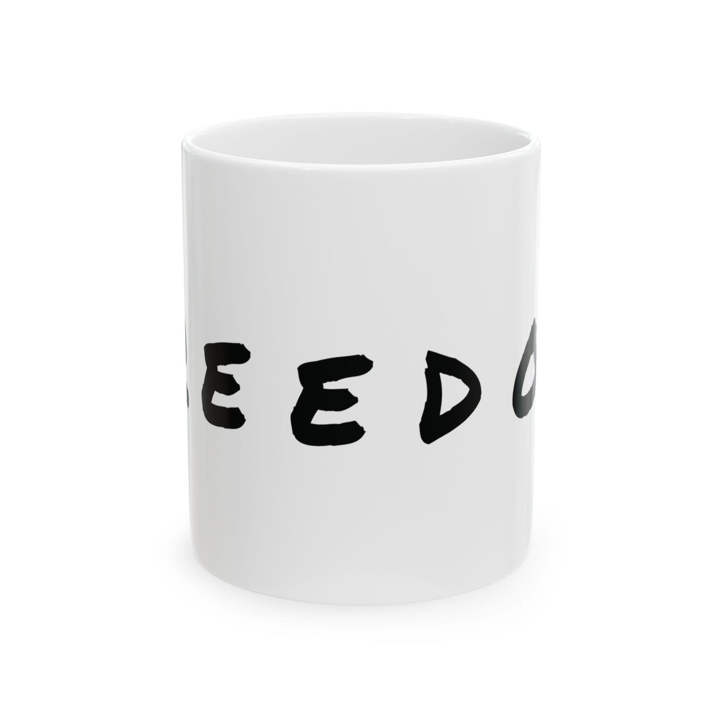 Inspirational 'Freedom' Ceramic Coffee Mug: Unique Home Decor Gift