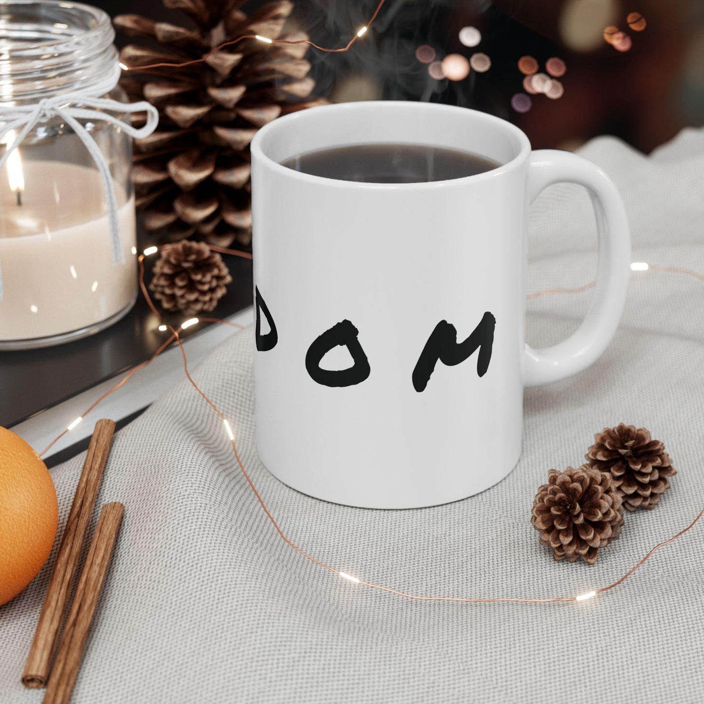 Inspirational 'Freedom' Ceramic Coffee Mug: Unique Home Decor Gift