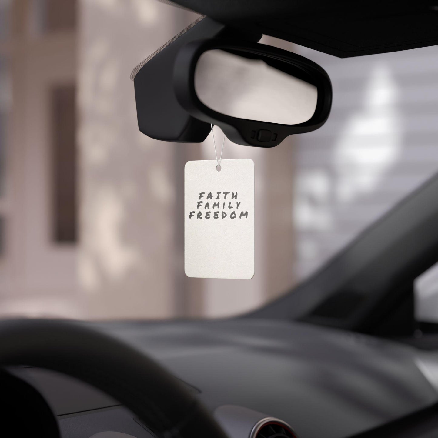 Faith Family Freedom Car Air Freshener: Inspirational Scents