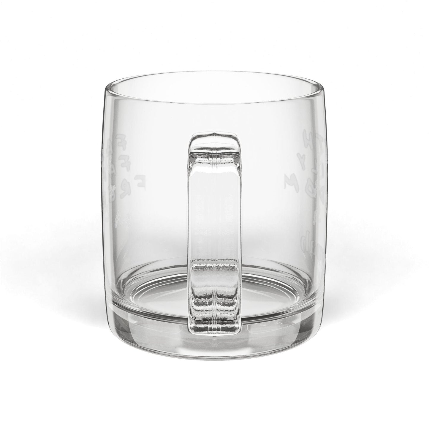 Engraved Glass Coffee Mug: Faith Family Freedom, Patriotic Gift
