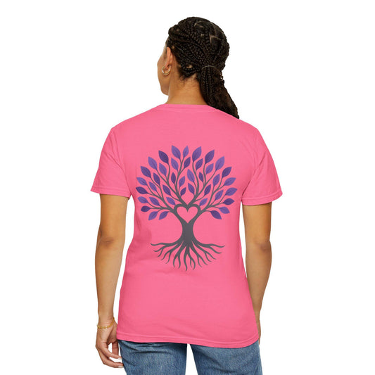 Awareness Tree Unisex T-shirt, Nature Lover Gift, Earth Day Shirt, Environmentalist Tee, Eco-Friendly Top