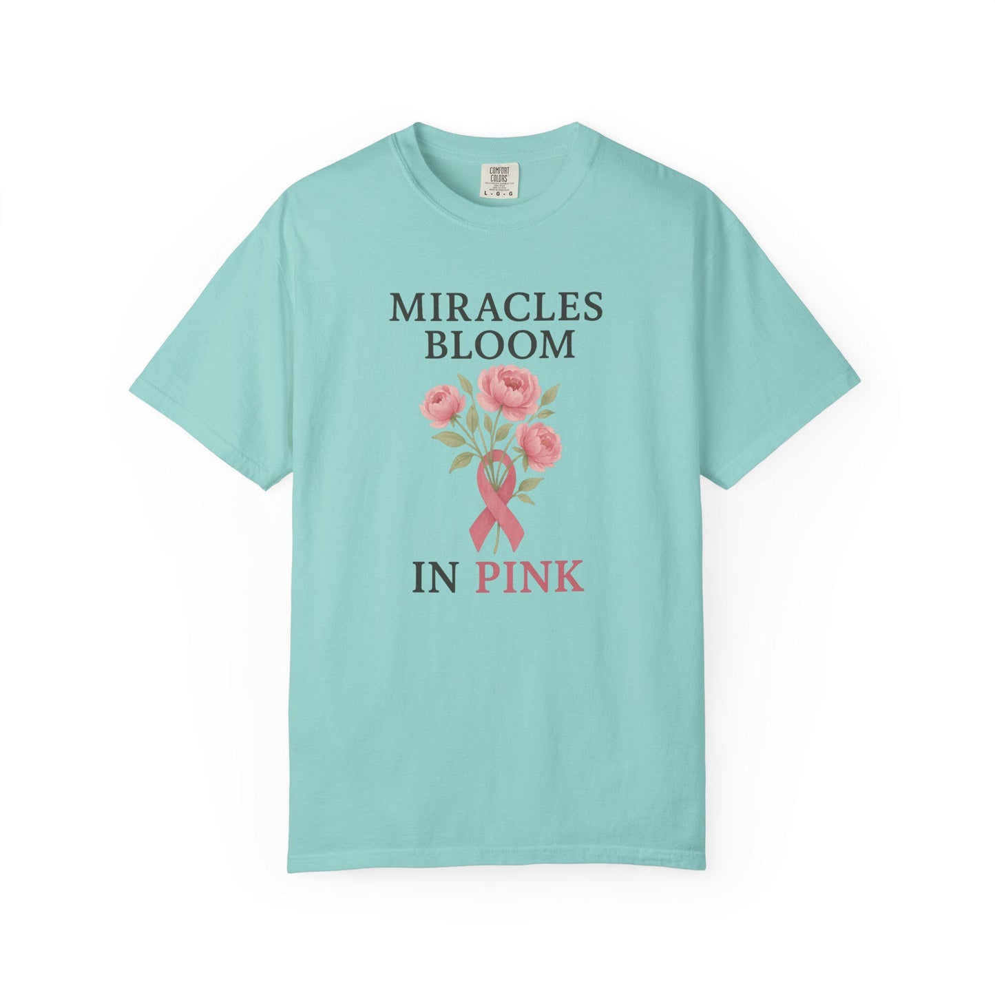 Breast Cancer Awareness T-Shirt, Floral Design for Charity Events, Gifts for Survivors, Unisex Apparel, Supportive Fashion