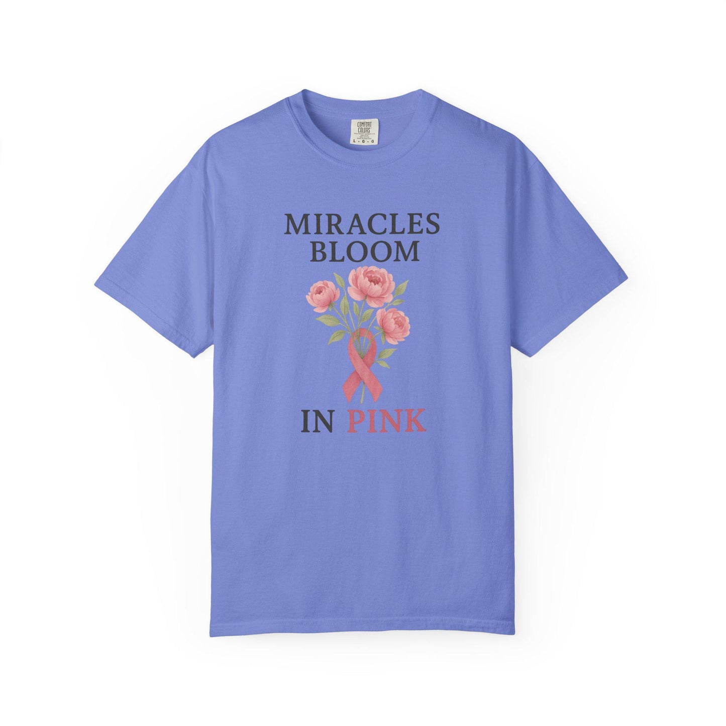 Breast Cancer Awareness T-Shirt, Floral Design for Charity Events, Gifts for Survivors, Unisex Apparel, Supportive Fashion