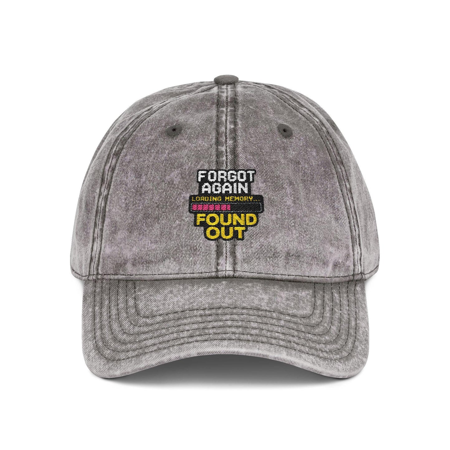 Embroidered Vintage Cotton Cap, Retro Gen X Gamer Style, Classic Cotton Hat, Gaming Enthusiast Cap, Vintage Style Hat