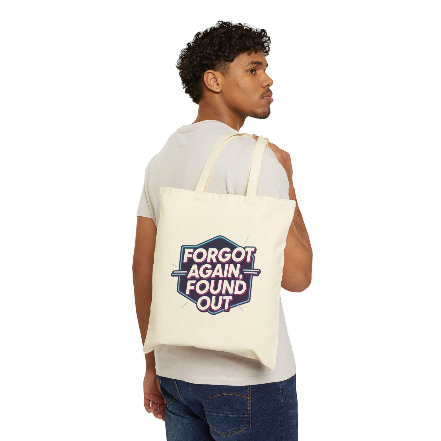 Gen X Humor Cotton Canvas Tote Bag - Reusable Eco-Friendly Grocery Bag