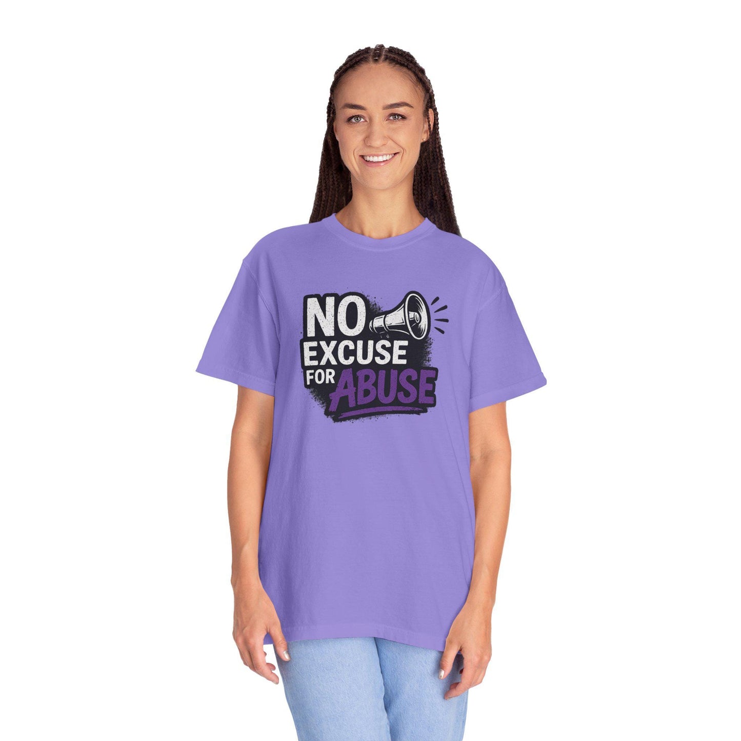 Empowering Unisex T-Shirt: No Excuse for Abuse, Awareness Shirt, Activism Tee, Gift for Supporters, Comfort Wear
