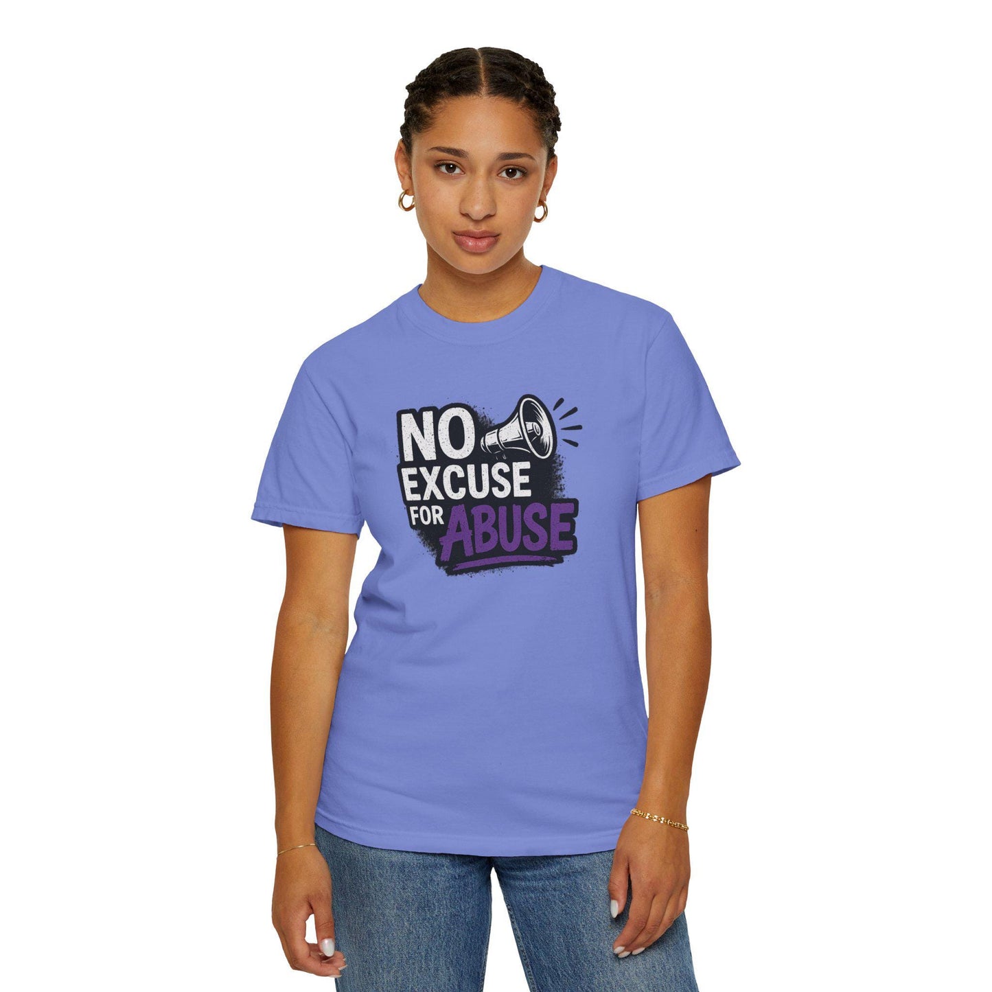 Empowering Unisex T-Shirt: No Excuse for Abuse, Awareness Shirt, Activism Tee, Gift for Supporters, Comfort Wear