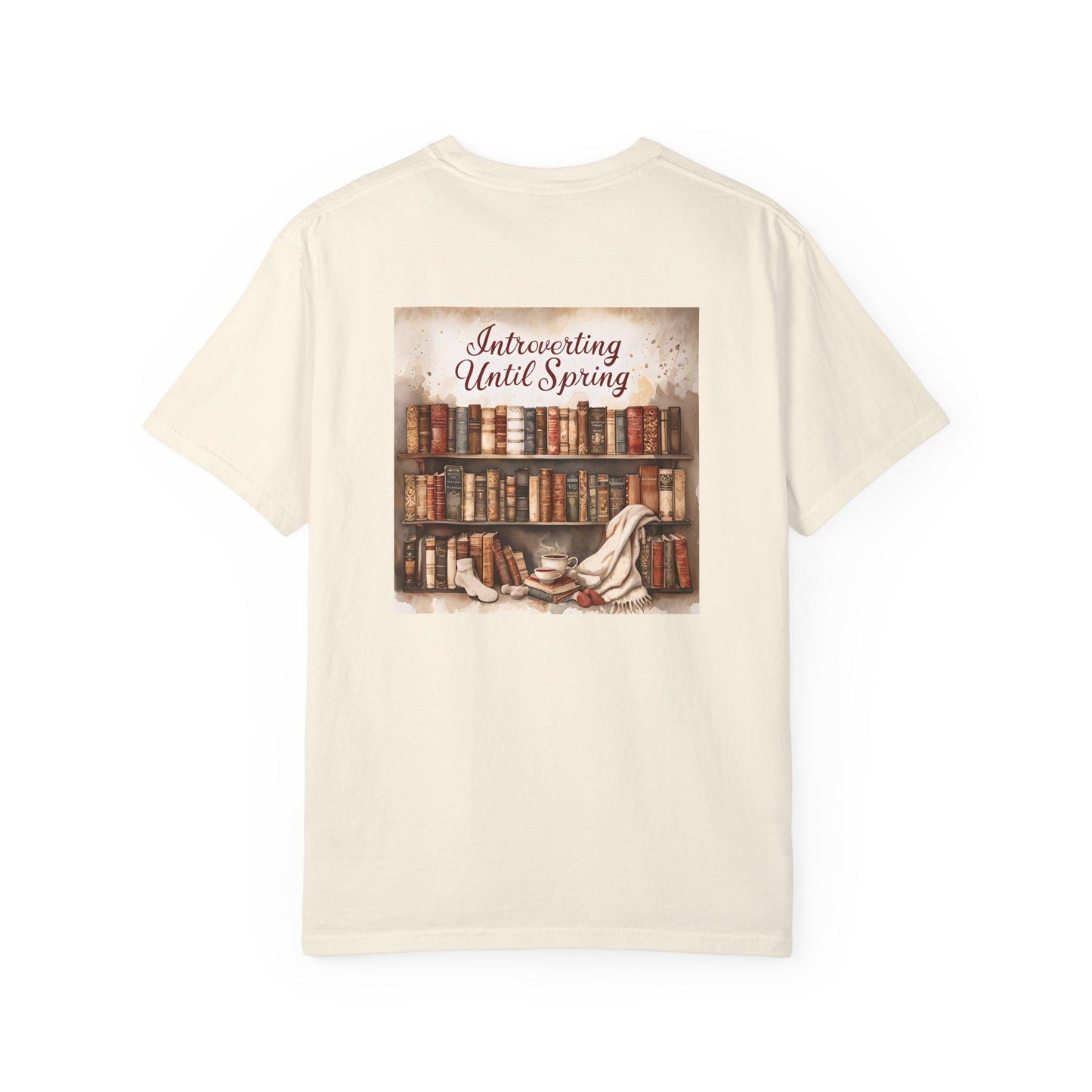 Introverting Until Spring T-Shirt: Cozy Literary Gift