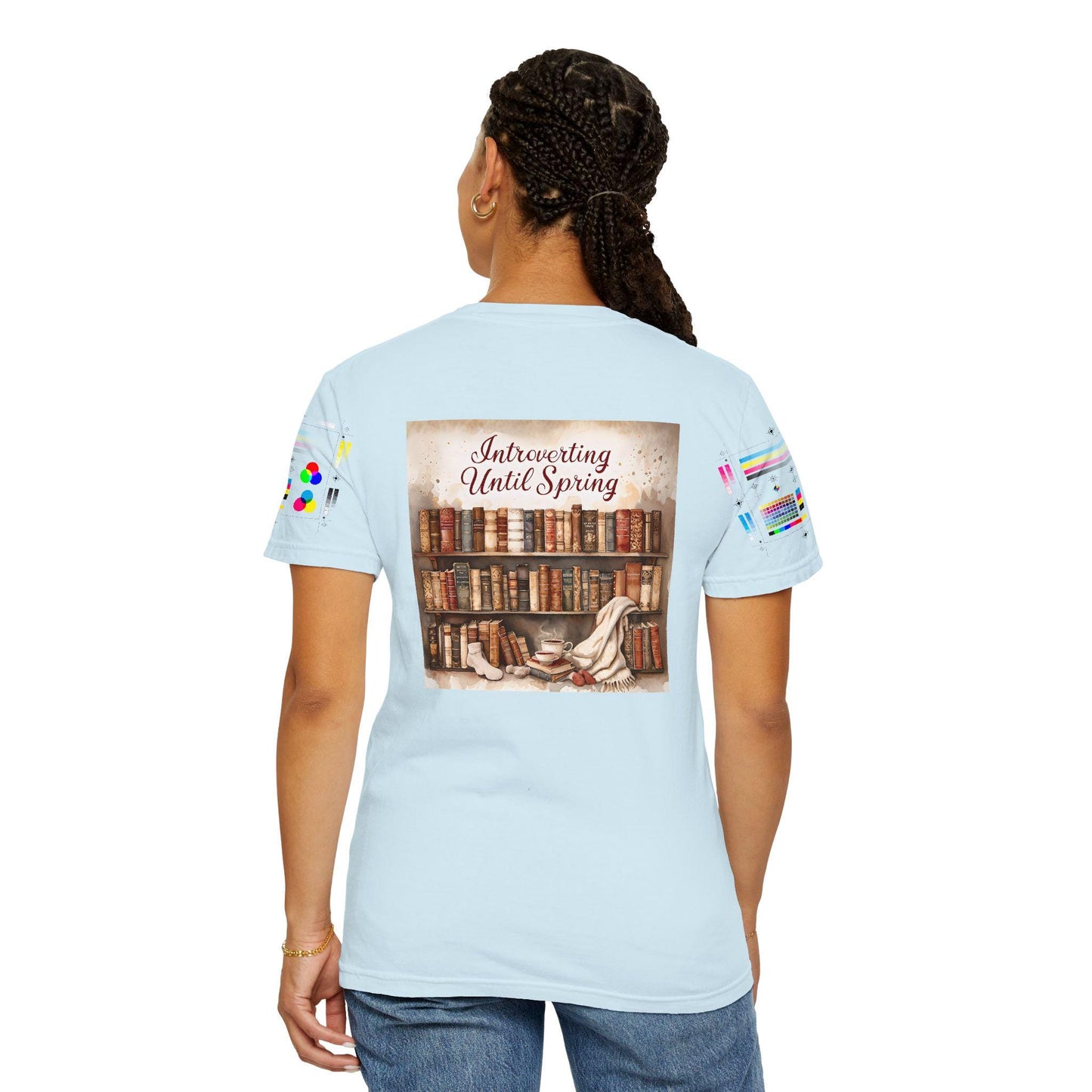 Introverting Until Spring T-Shirt: Cozy Literary Gift