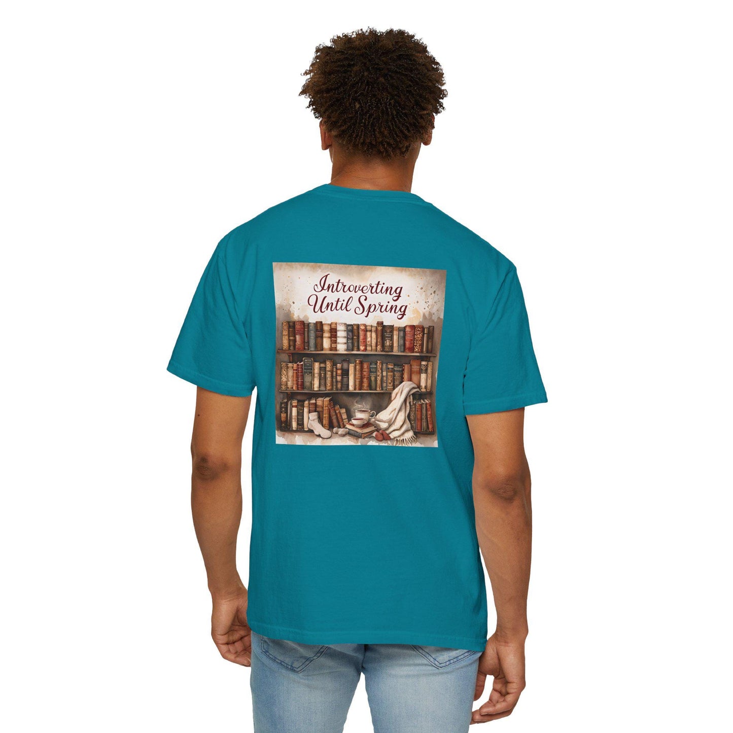 Introverting Until Spring T-Shirt: Cozy Literary Gift