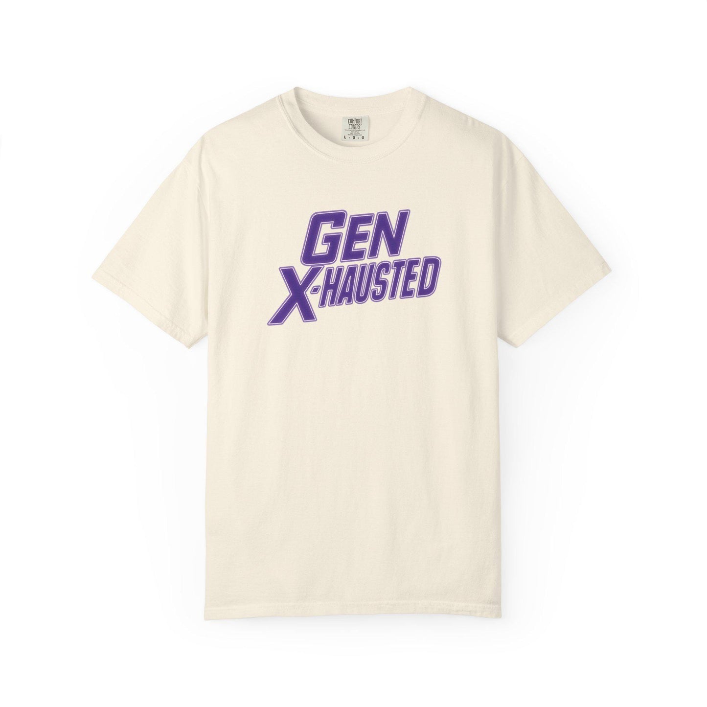 Gen X-Hausted T-Shirt: Retro 80s/90s Humor Tee