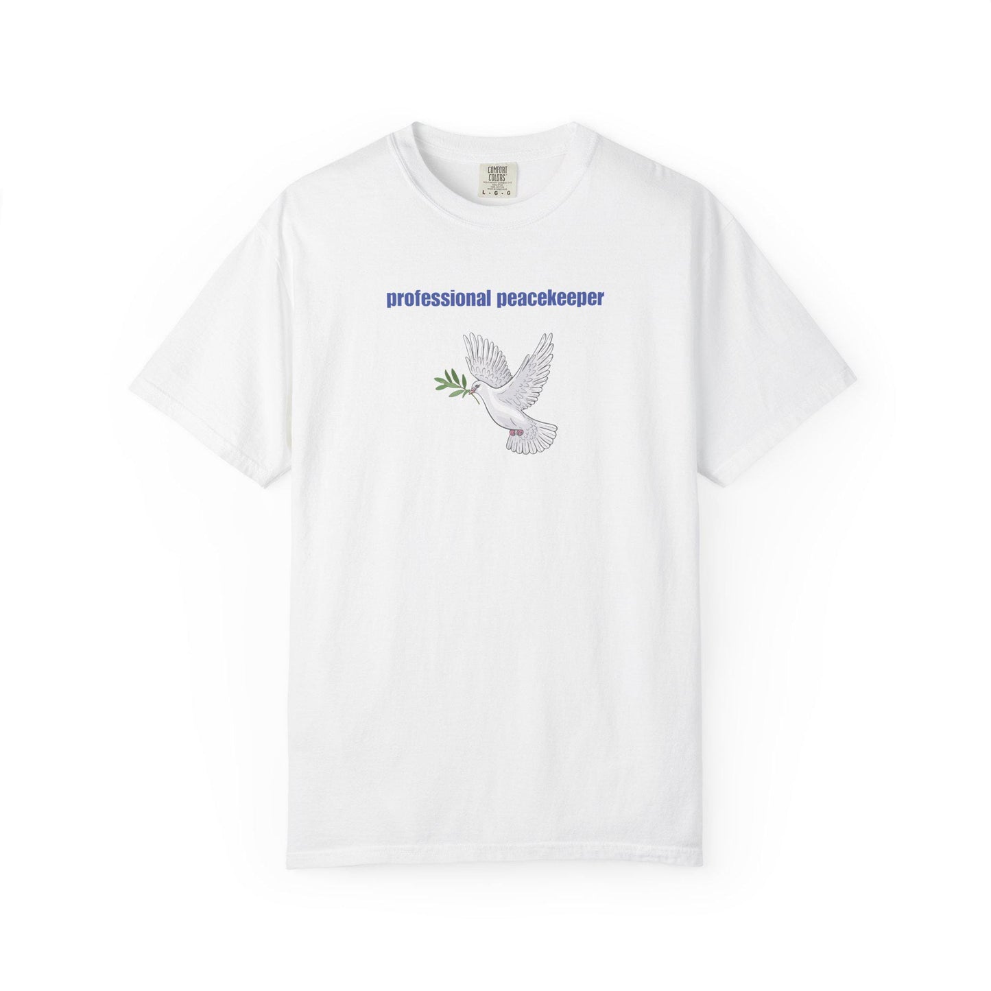 Peacekeeper T-Shirt: Unisex Garment-Dyed US Cotton Tee