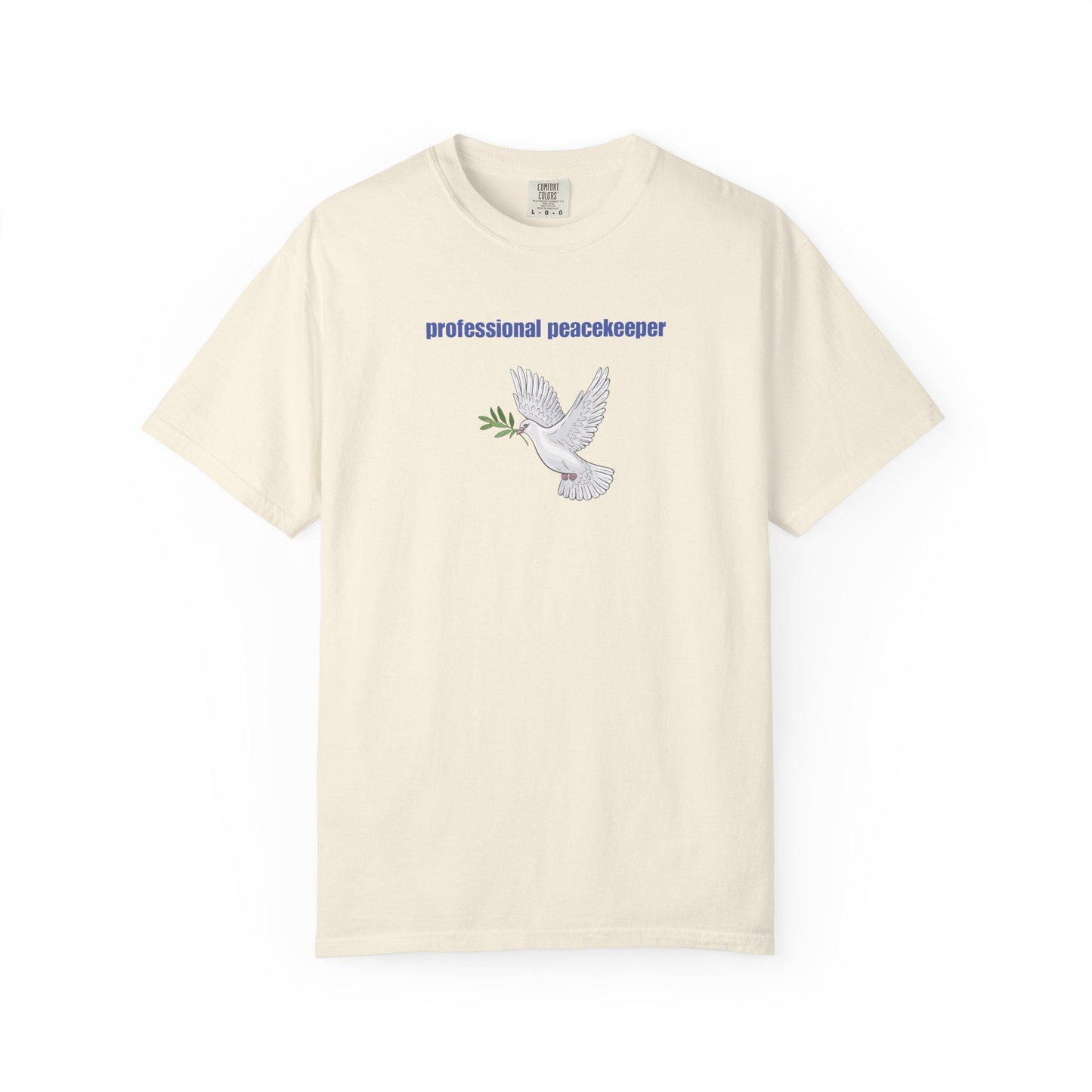 Peacekeeper T-Shirt: Unisex Garment-Dyed US Cotton Tee