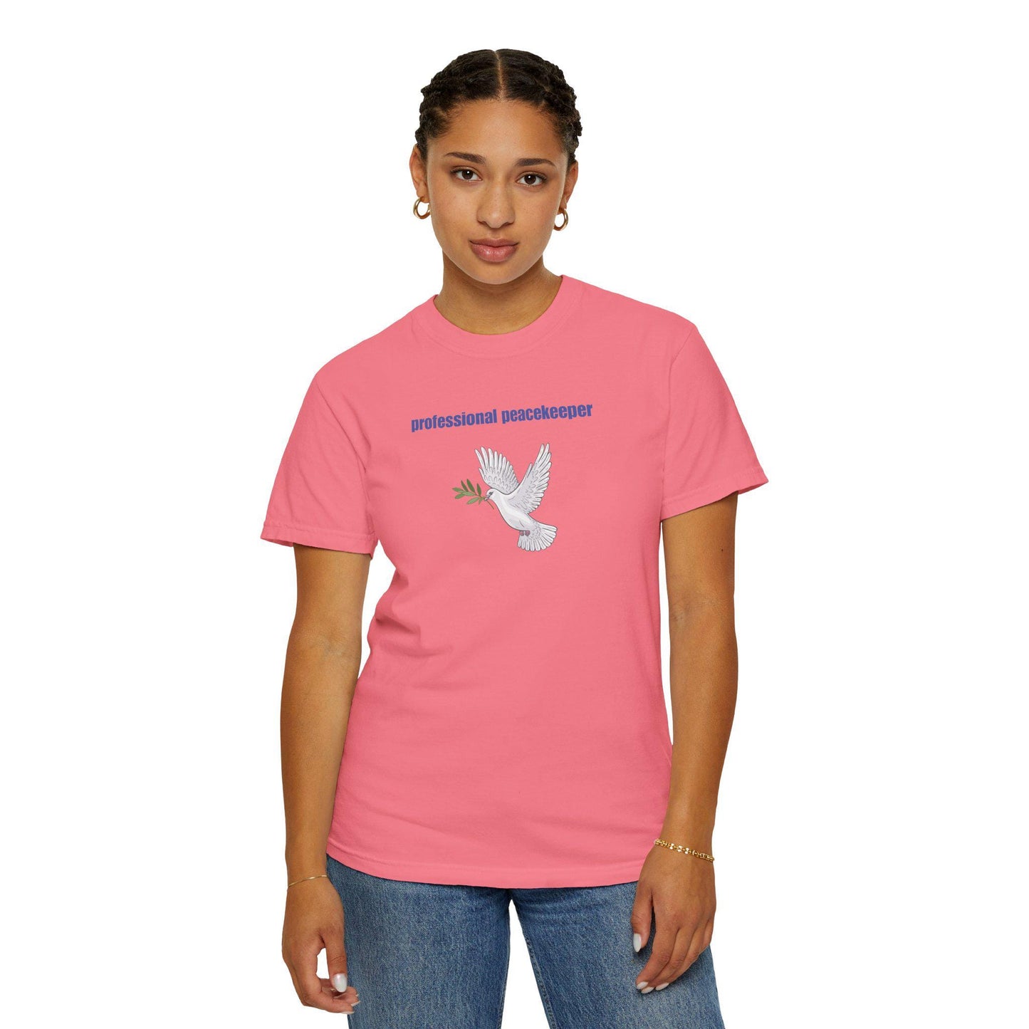 Peacekeeper T-Shirt: Unisex Garment-Dyed US Cotton Tee