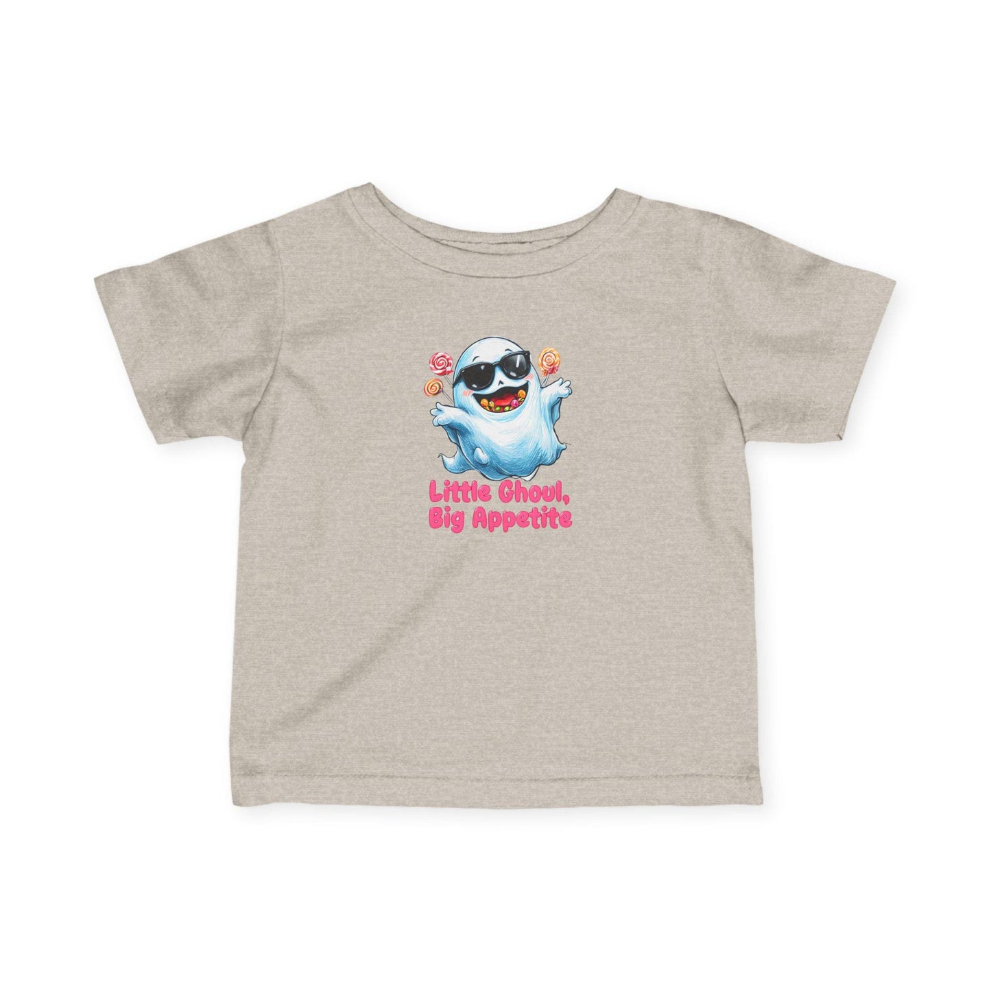 Little Ghoul Big Appetite Infant Tee: Adorable Halloween T-Shirt