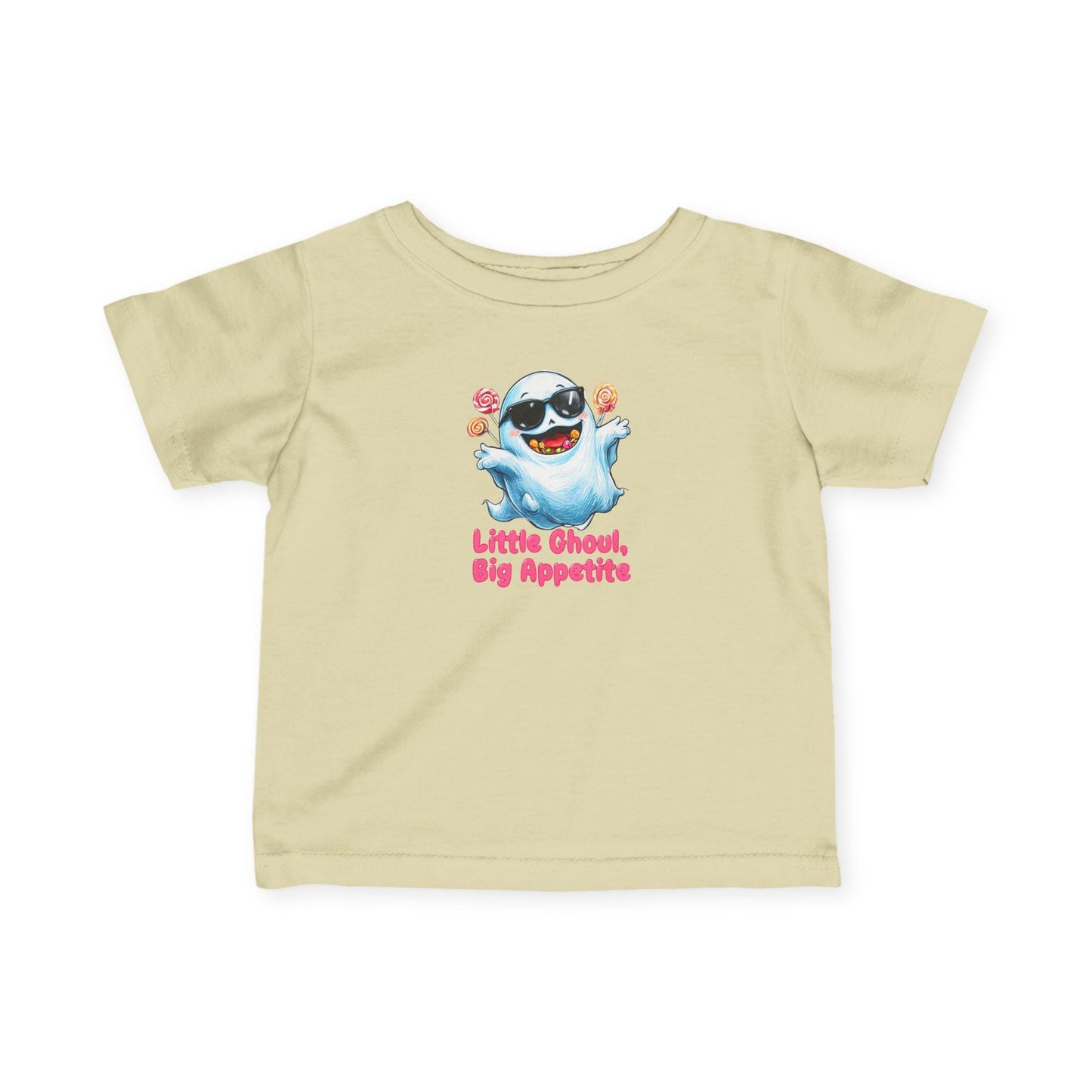 Little Ghoul Big Appetite Infant Tee: Adorable Halloween T-Shirt