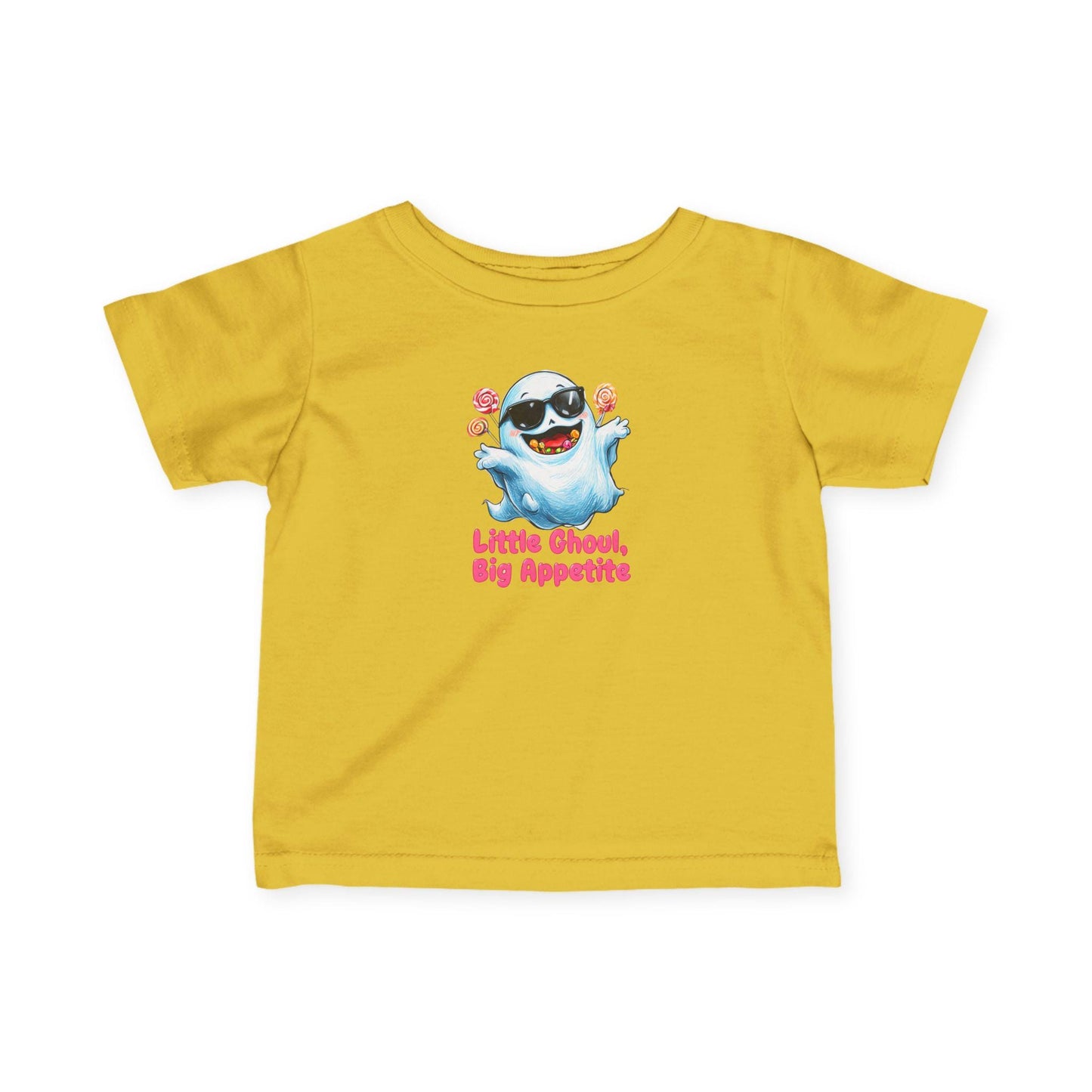 Little Ghoul Big Appetite Infant Tee: Adorable Halloween T-Shirt