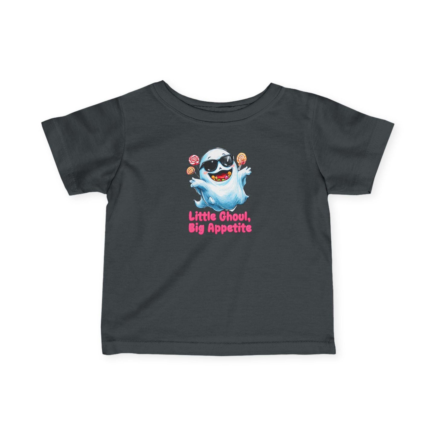 Little Ghoul Big Appetite Infant Tee: Adorable Halloween T-Shirt