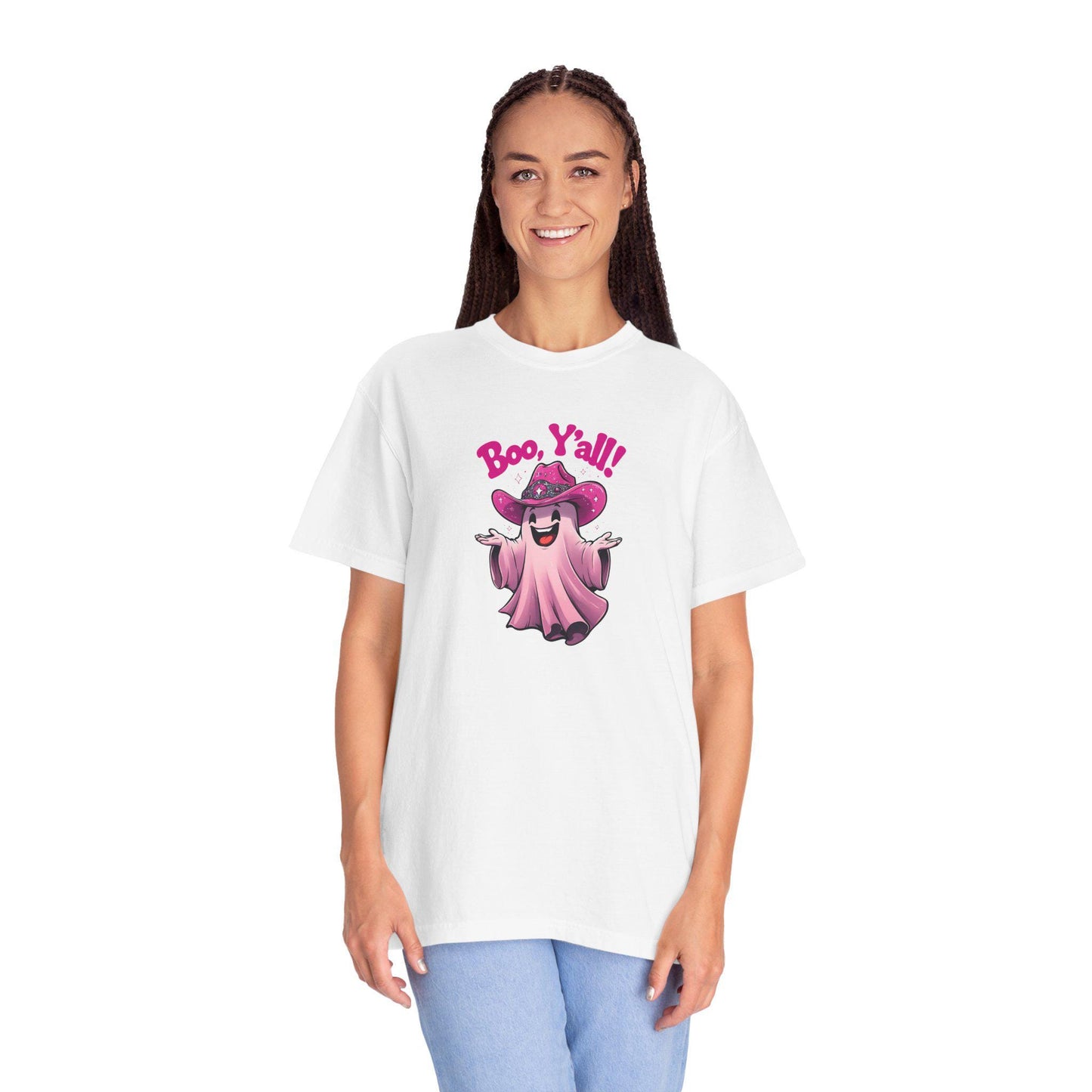 Boo Y'all Ghost T-Shirt: Fun Halloween Unisex Tee