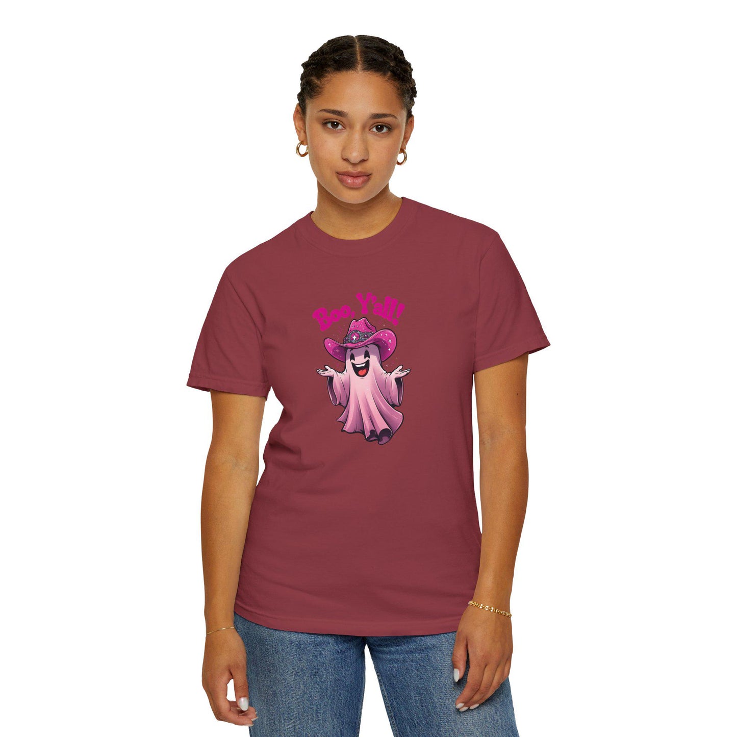 Boo Y'all Ghost T-Shirt: Fun Halloween Unisex Tee
