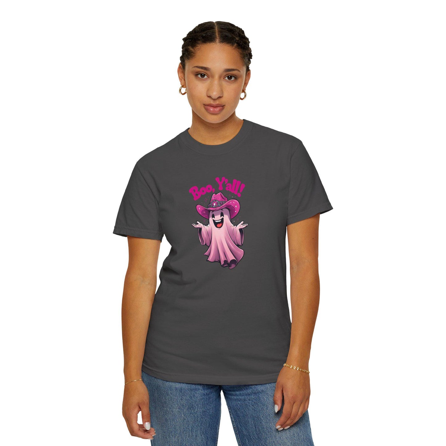 Boo Y'all Ghost T-Shirt: Fun Halloween Unisex Tee