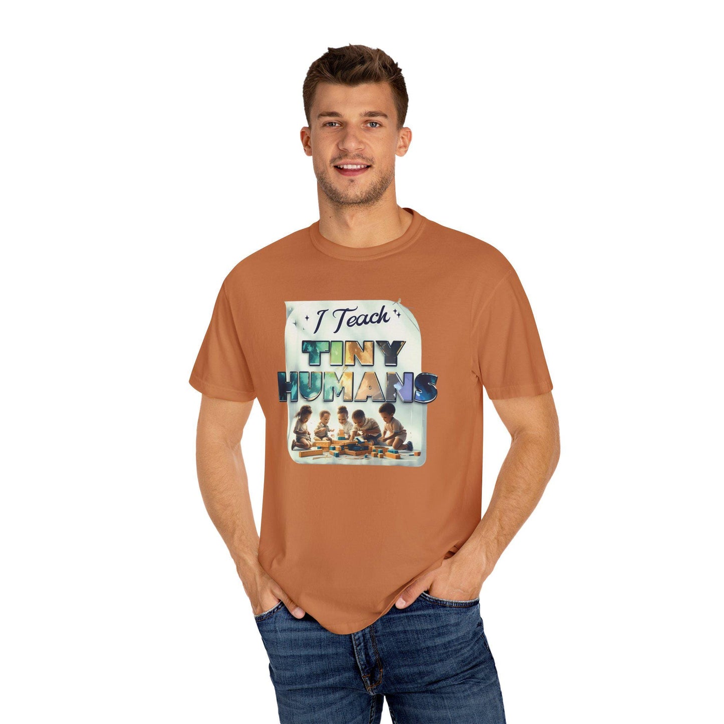 I Teach Tiny Humans T-Shirt: Funny Teacher Appreciation Gift