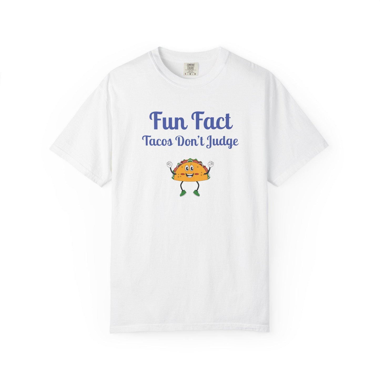 Fun Fact Taco Tee: Humorous Foodie Graphic T-Shirt