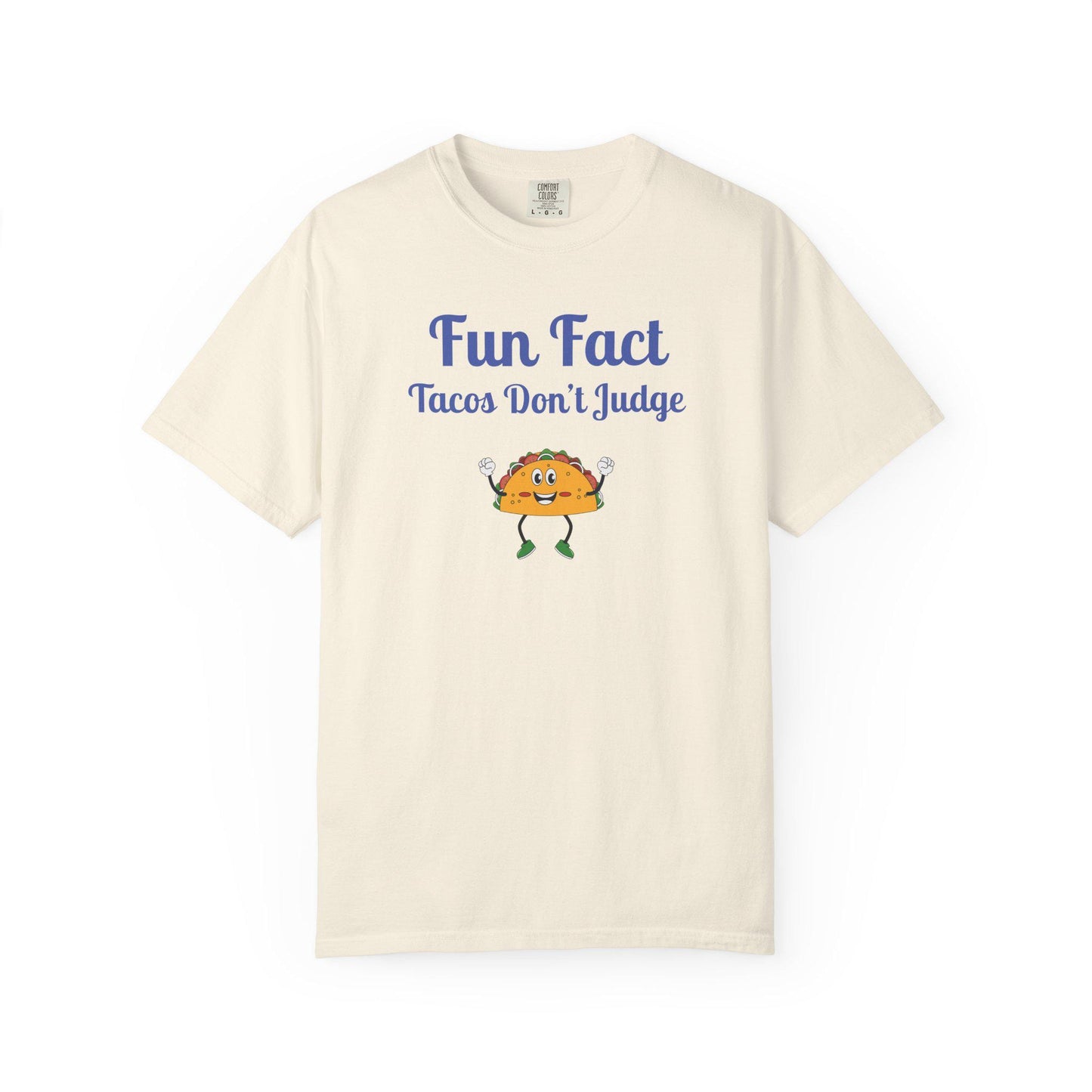 Fun Fact Taco Tee: Humorous Foodie Graphic T-Shirt