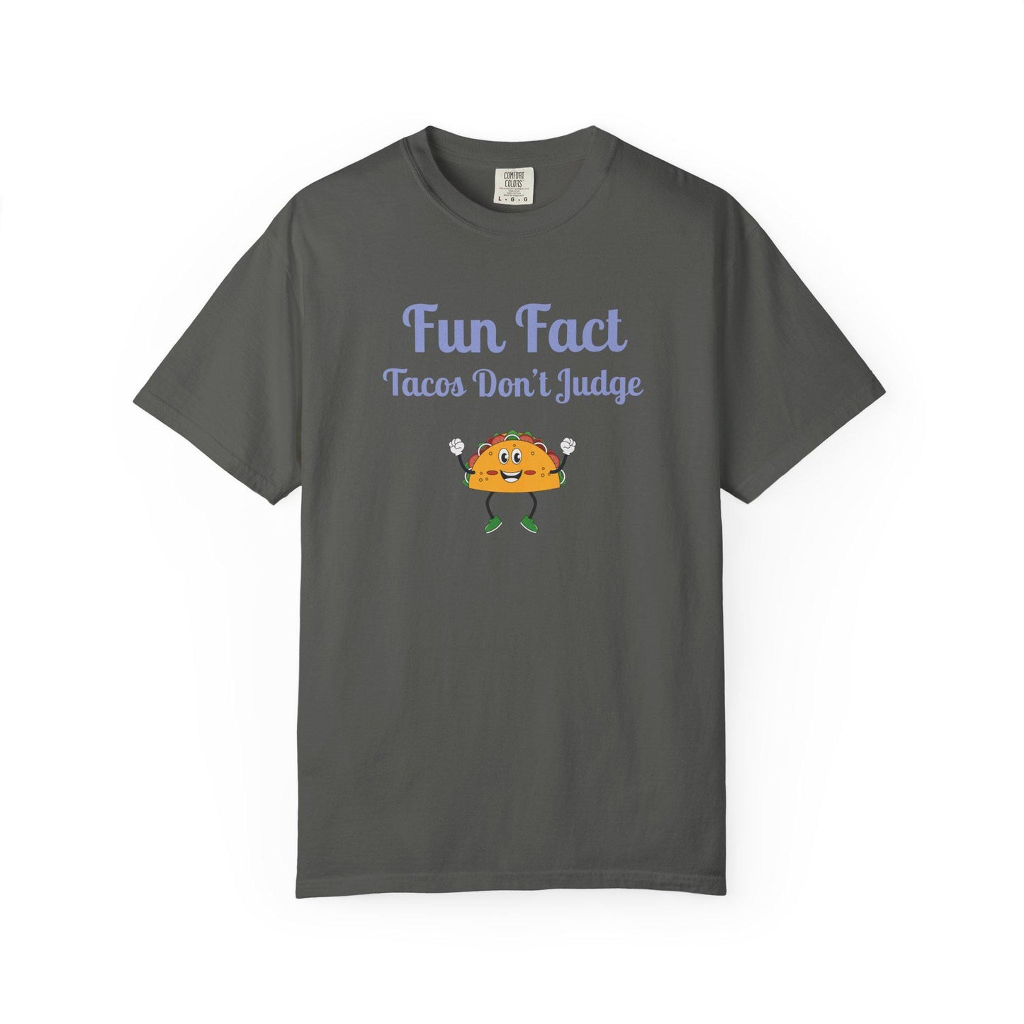 Fun Fact Taco Tee: Humorous Foodie Graphic T-Shirt
