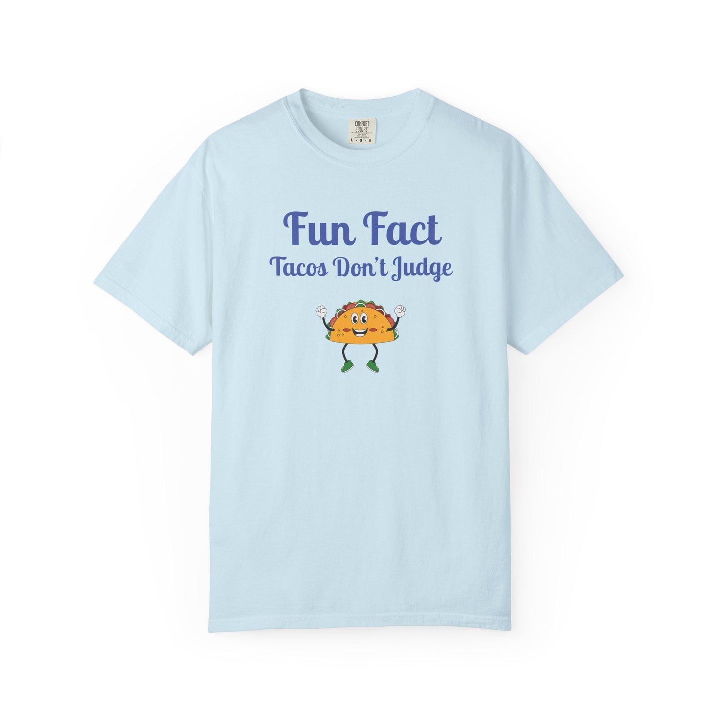 Fun Fact Taco Tee: Humorous Foodie Graphic T-Shirt
