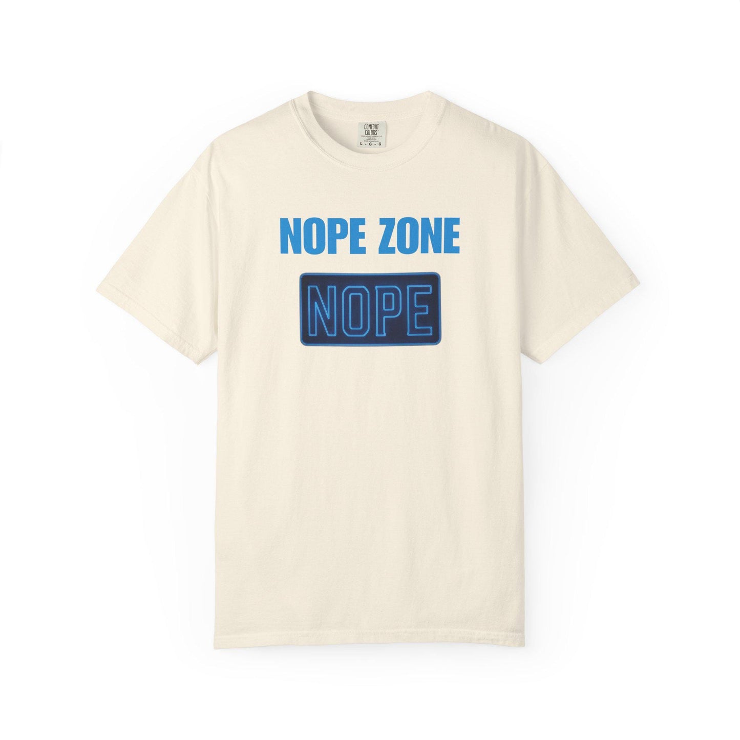 Nope Zone Gen X T-Shirt: Vintage Graphic Tee, Sarcastic Humor