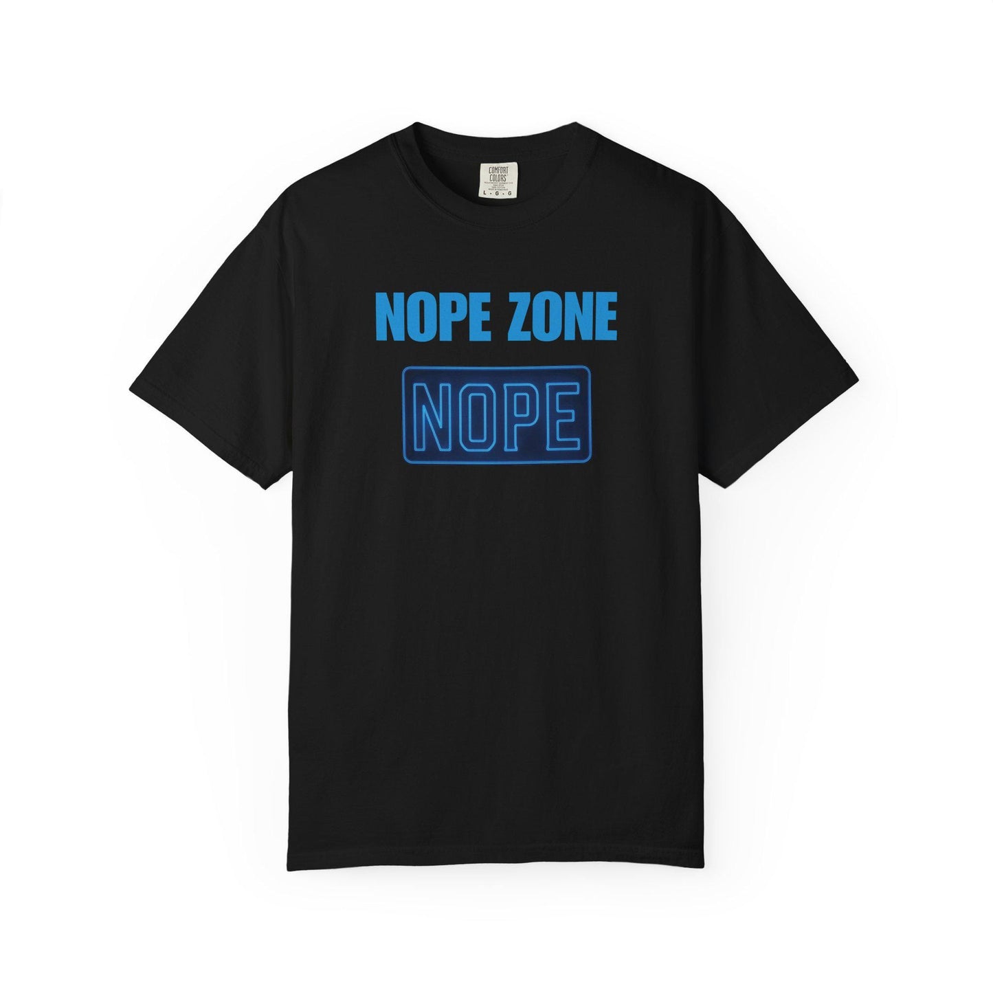 Nope Zone Gen X T-Shirt: Vintage Graphic Tee, Sarcastic Humor
