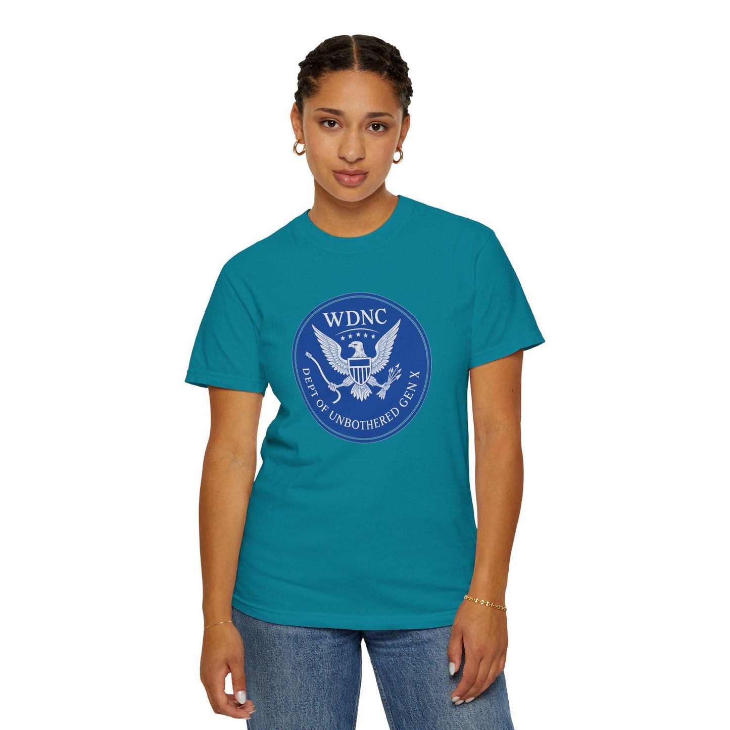 WDNC Unbothered Gen X Humor T-shirt, Funny Graphic Tee, Sarcastic Shirt, Vintage Unisex Top, Cool Tee