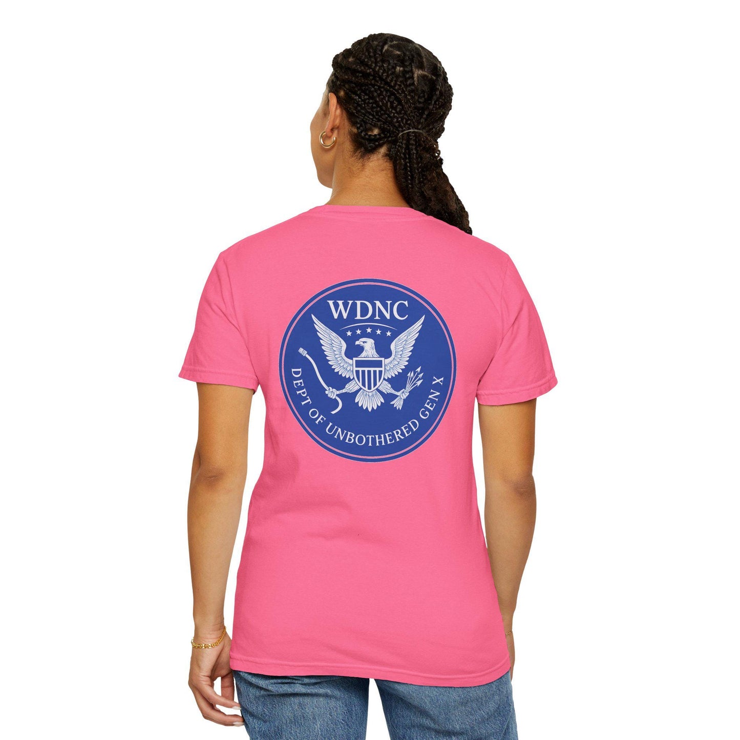 WDNC Unbothered Gen X Humor T-shirt, Funny Graphic Tee, Sarcastic Shirt, Vintage Unisex Top, Cool Tee