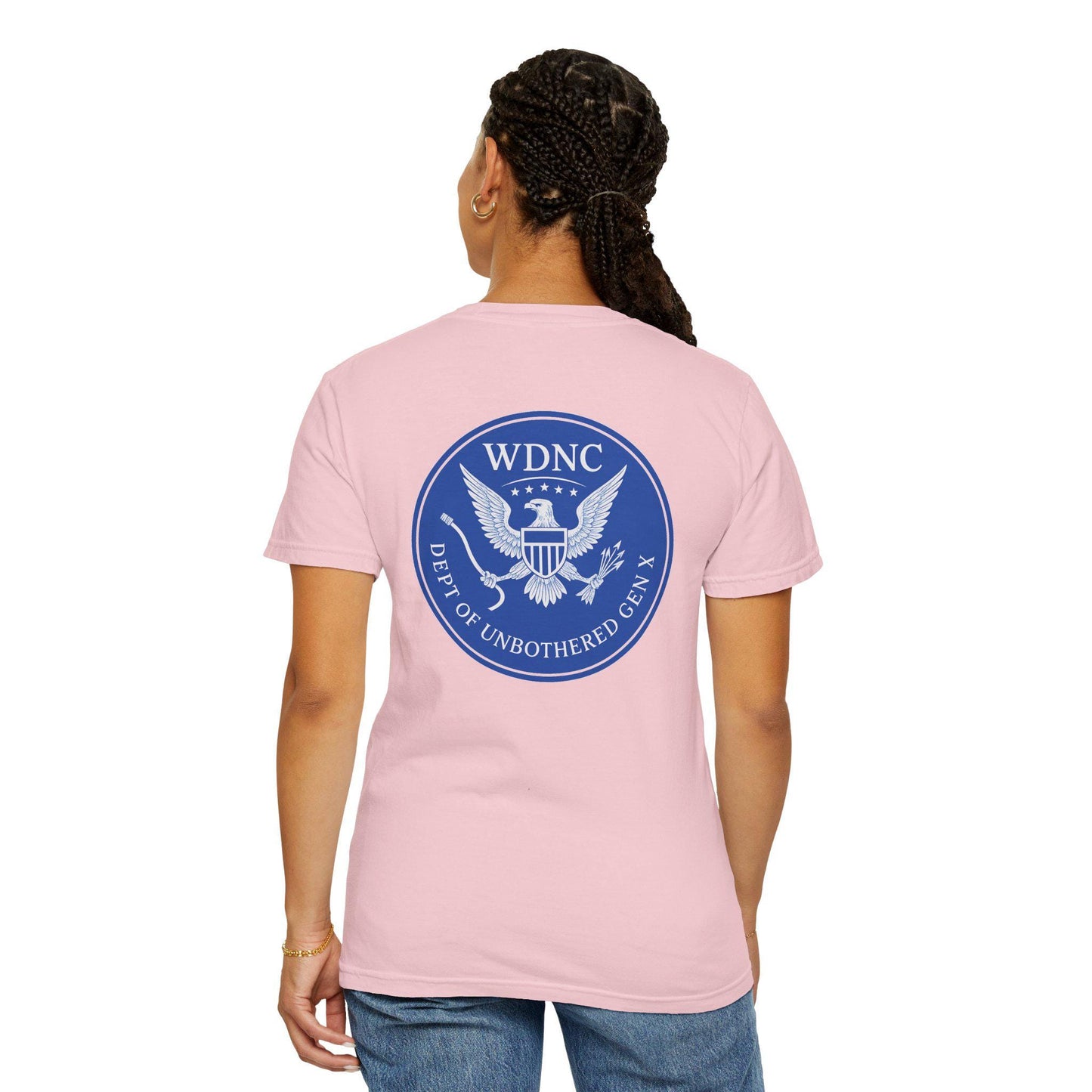 WDNC Unbothered Gen X Humor T-shirt, Funny Graphic Tee, Sarcastic Shirt, Vintage Unisex Top, Cool Tee