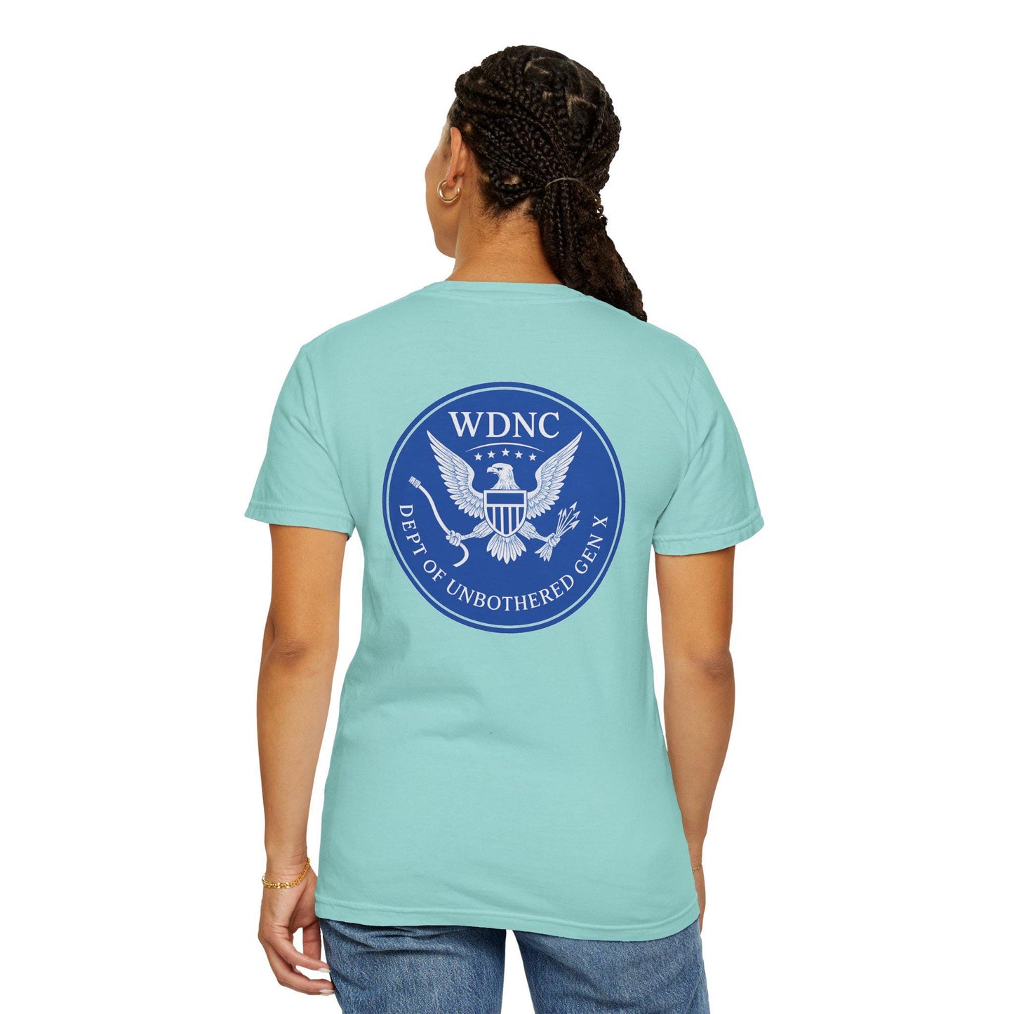 WDNC Unbothered Gen X Humor T-shirt, Funny Graphic Tee, Sarcastic Shirt, Vintage Unisex Top, Cool Tee