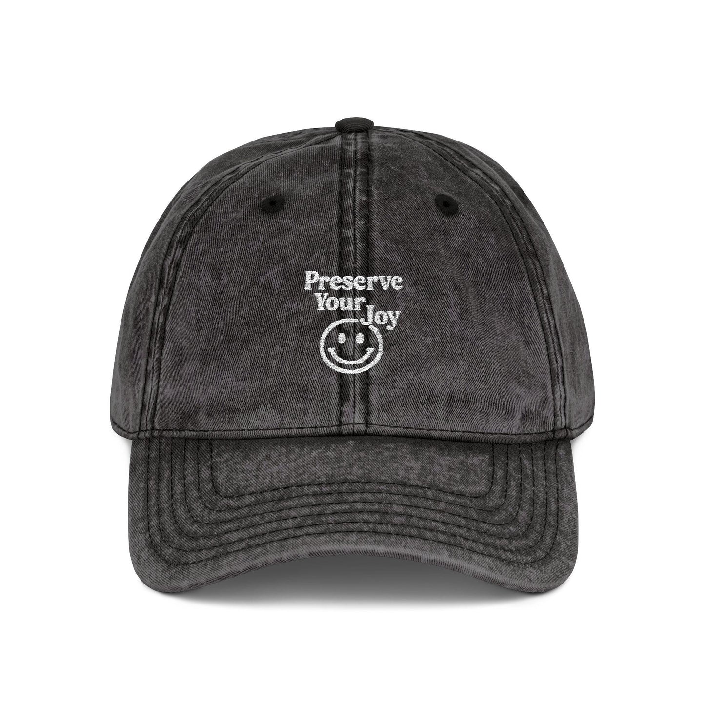 Embroidered Cap, Vintage Baseball Hat Protect Your Joy, Dad Hat, Retro Cap, Distressed Hat, Women's Cap, Gift for Him, Summer Hat
