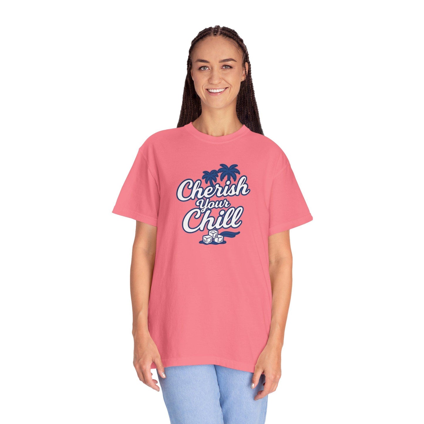 Cherish Your Chill T-Shirt, Unisex Relaxed Fit Tee, Beach Vibes Shirt, Summer Casual Wear, Gift for Friends, Vacation Essentials
