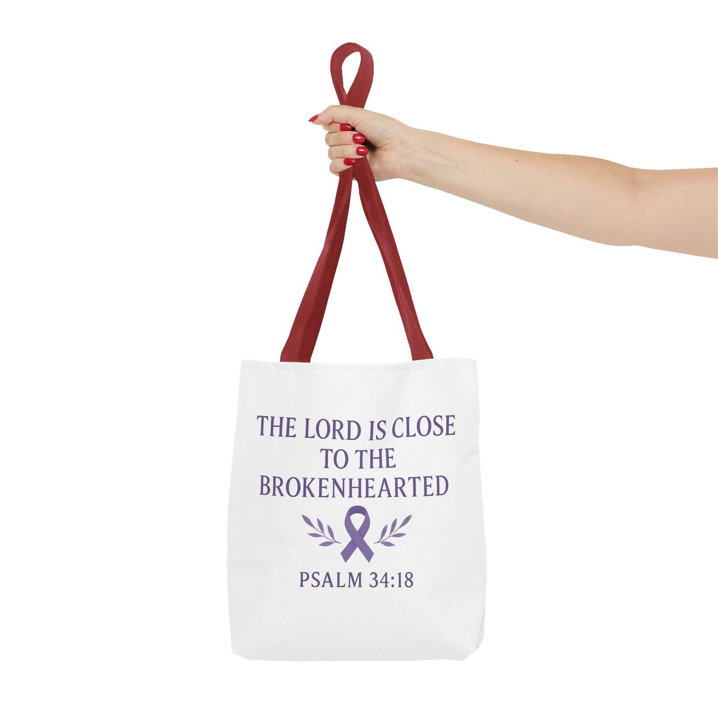 Inspirational Tote Bag, Meaningful Gift for Healing, Supportive Message, Versatile Use, Great for Christian Gifts