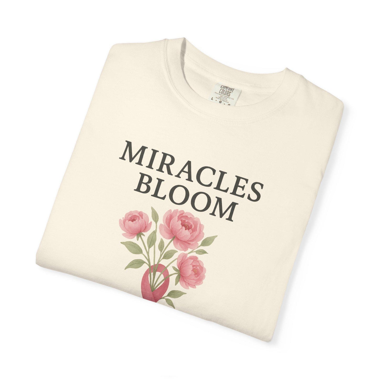 Breast Cancer Awareness T-Shirt, Floral Design for Charity Events, Gifts for Survivors, Unisex Apparel, Supportive Fashion