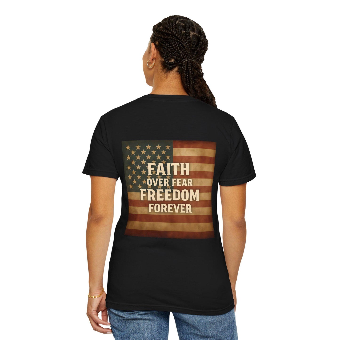 Faith Family Freedom Unisex T-shirt, Christian Tee, Faith Over Fear Shirt, Religious Apparel, Inspirational Clothing