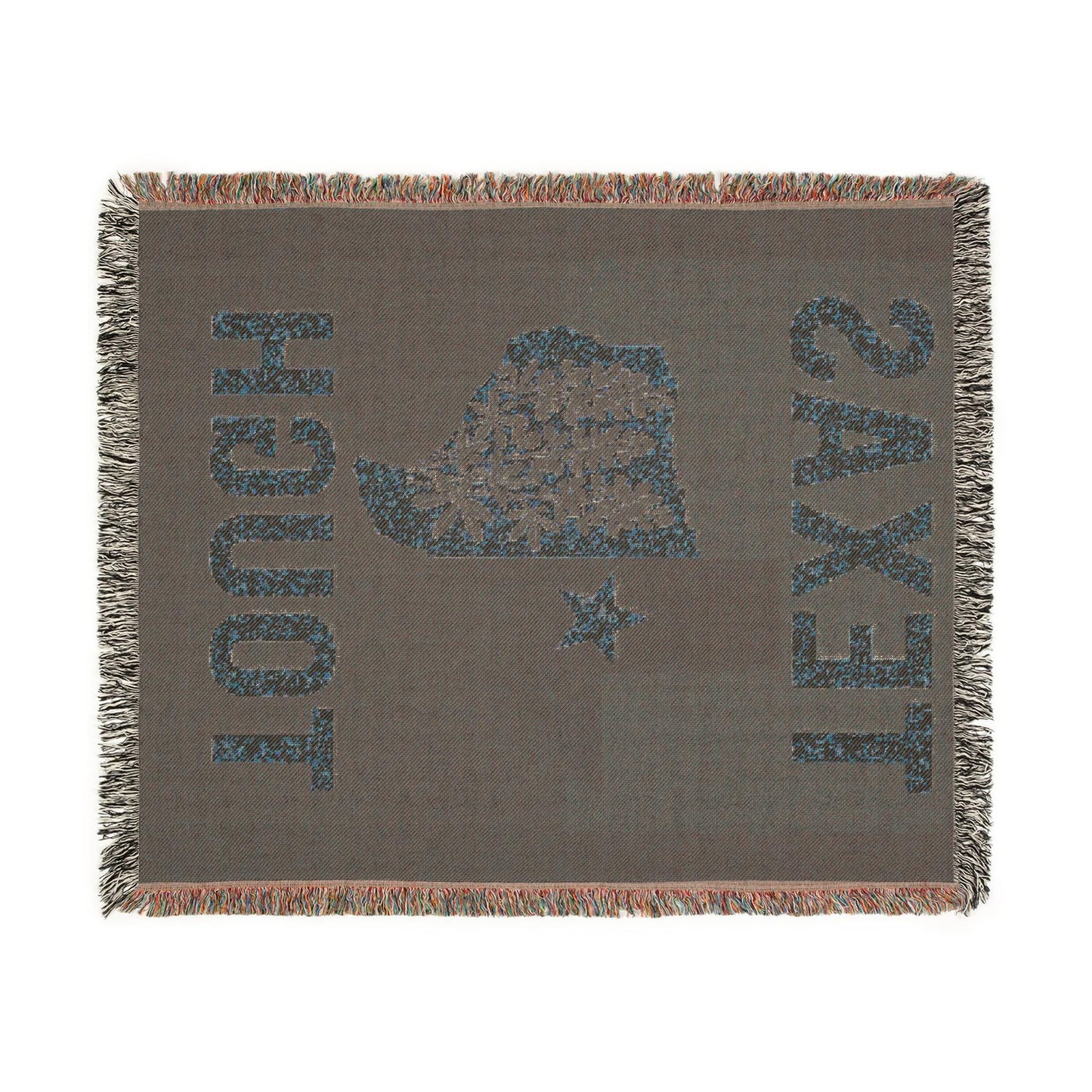 Texas Tough Woven Blanket, Cozy Home Decor, Southwestern Style Throw for Any Occasion, Great Gift for Texans, Picnic Essential