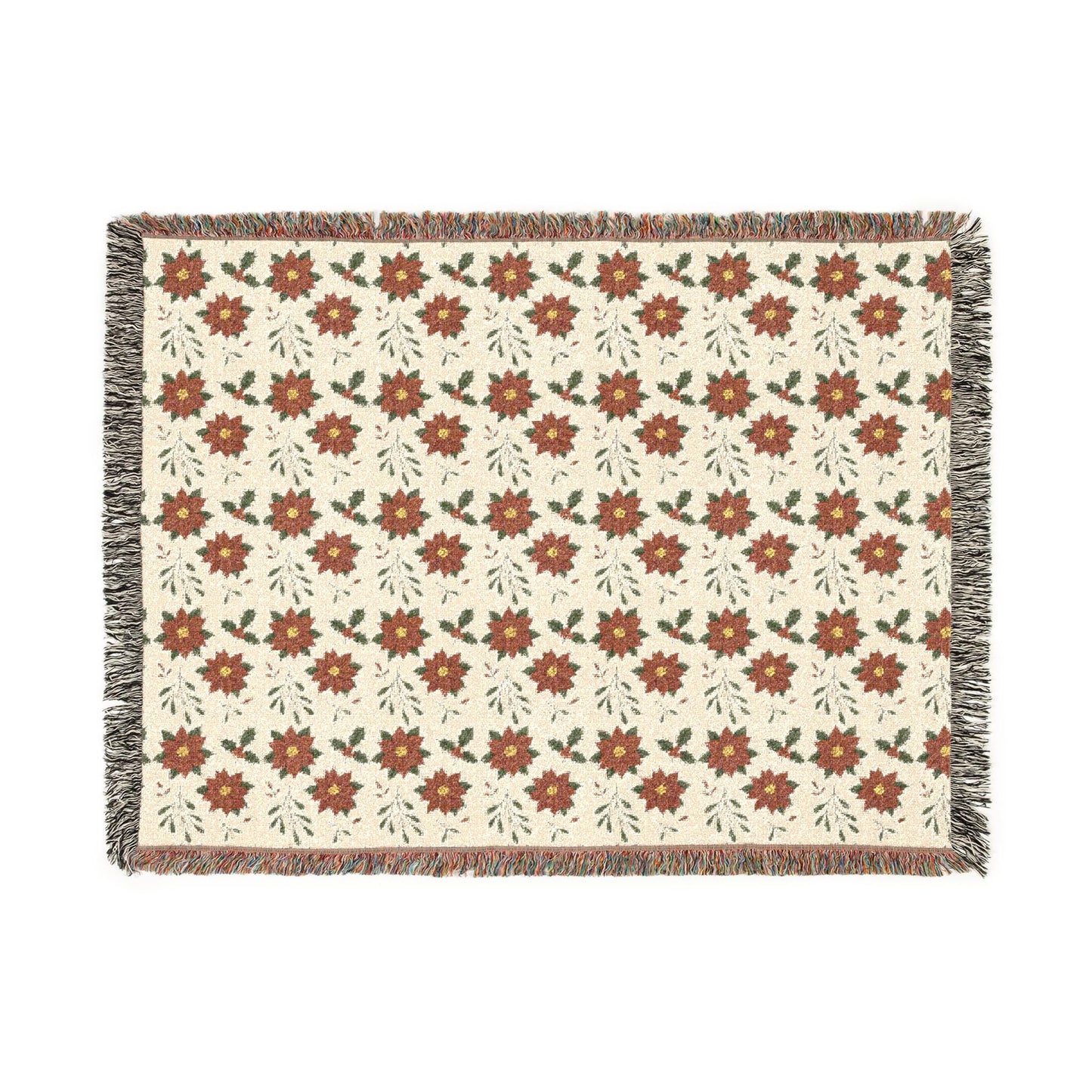 Bohemian Woven Blanket Retreat | Cozy Throw for Home Decor, Gifts, Picnics, and Festivals | Farmhouse Style, Vintage Pattern, Soft Textile