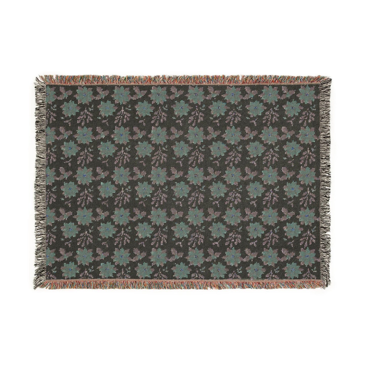 Bohemian Woven Blanket Retreat | Cozy Throw for Home Decor, Gifts, Picnics, and Festivals | Farmhouse Style, Vintage Pattern, Soft Textile