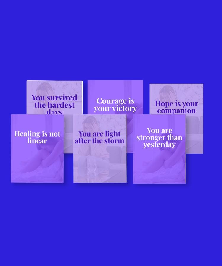 90 Domestic Violence Survivor Quotes | Inspirational Printable | Empowerment Affirmations for Abuse Recovery, Trauma Healing, Self Love